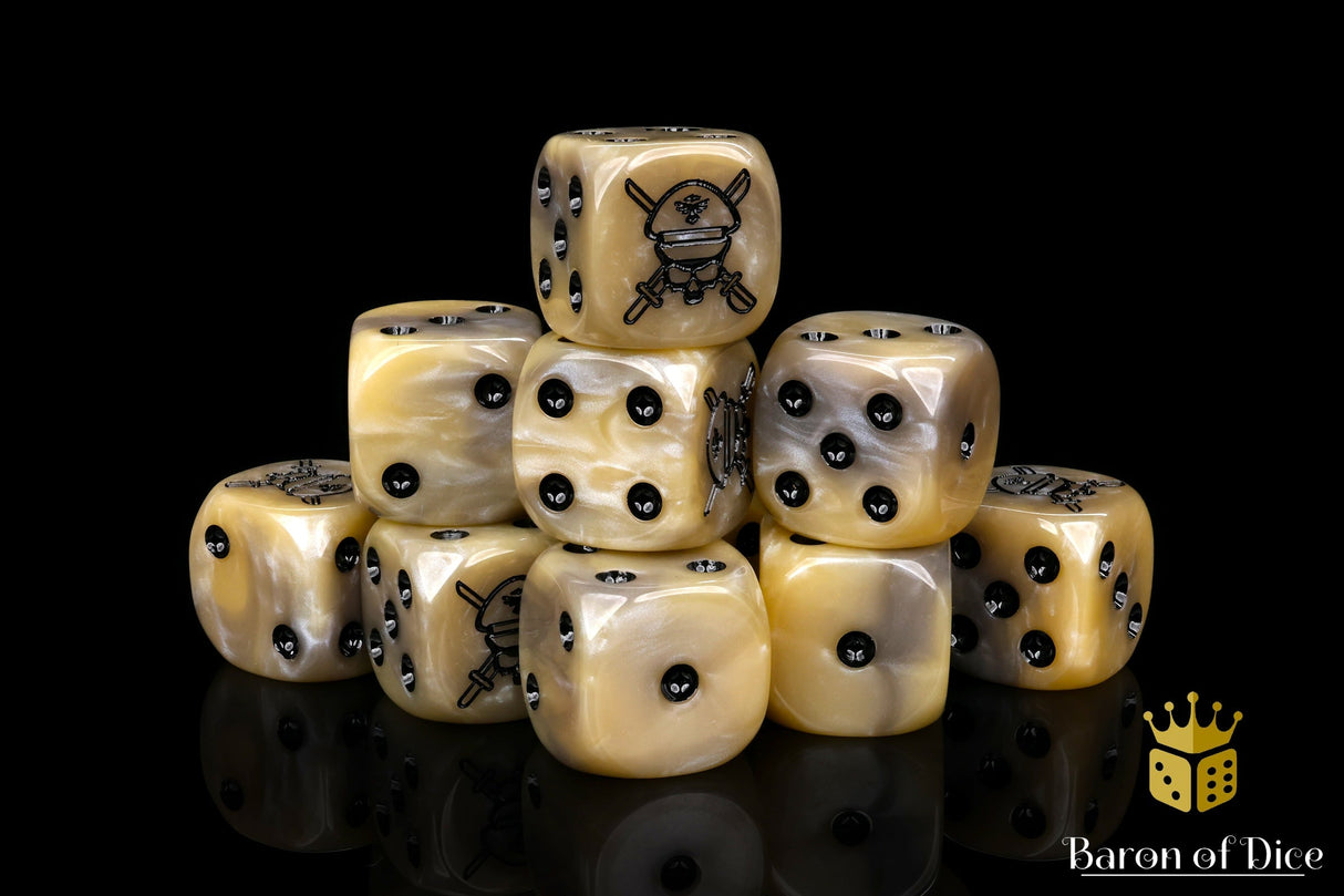 Military Sergeant, Desert, 16mm Dice