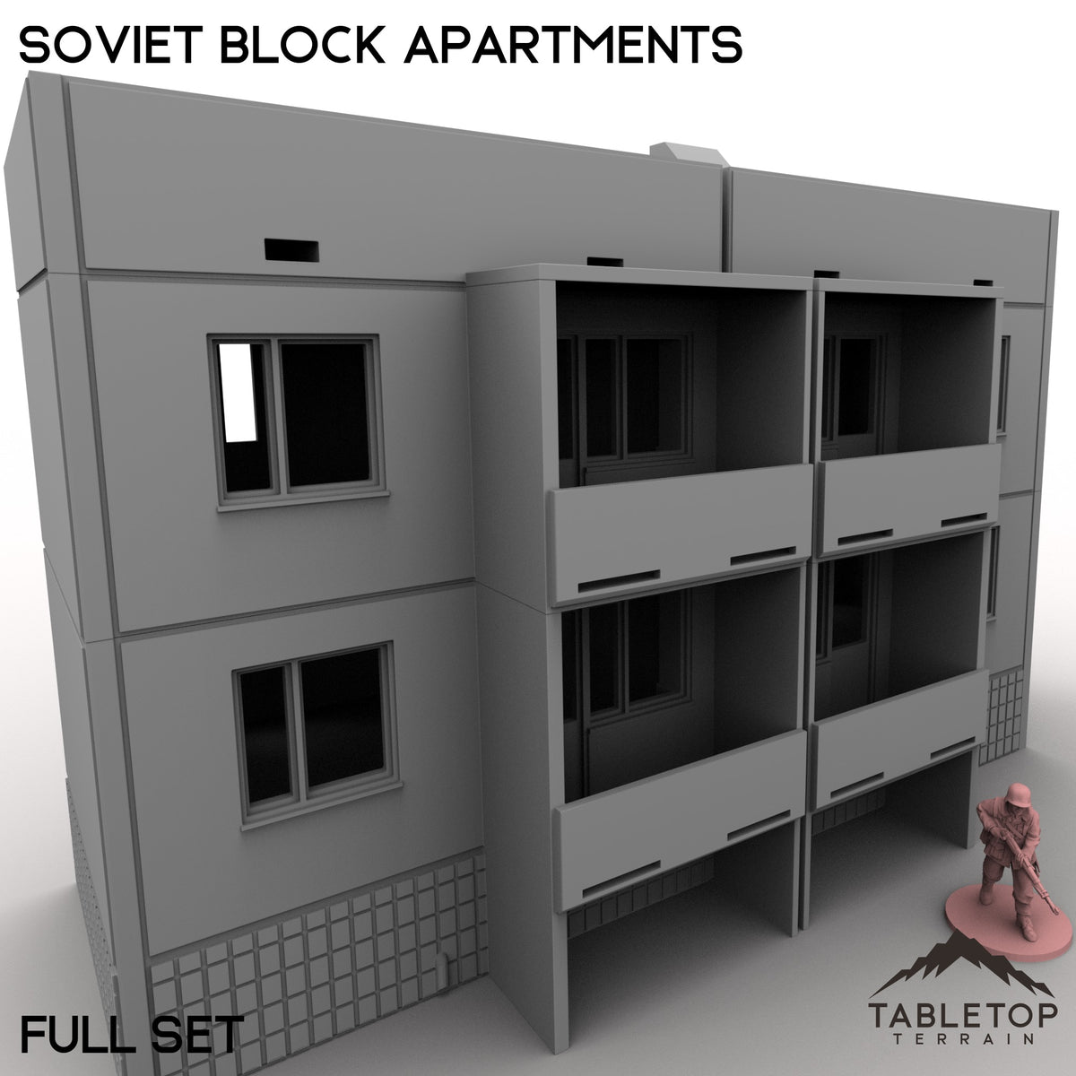Soviet Block Apartments - Full Set