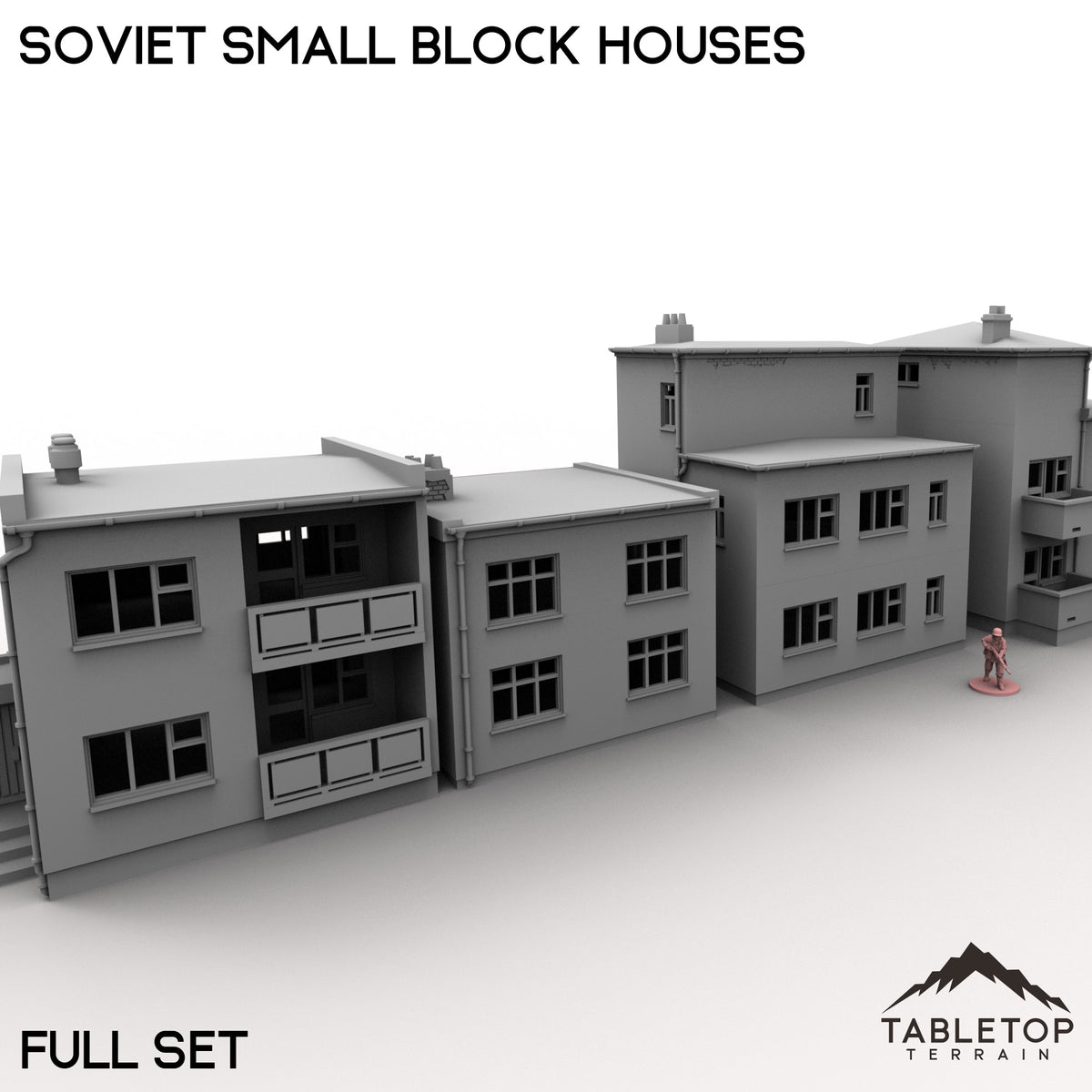 Soviet Small Block Houses - Full Set