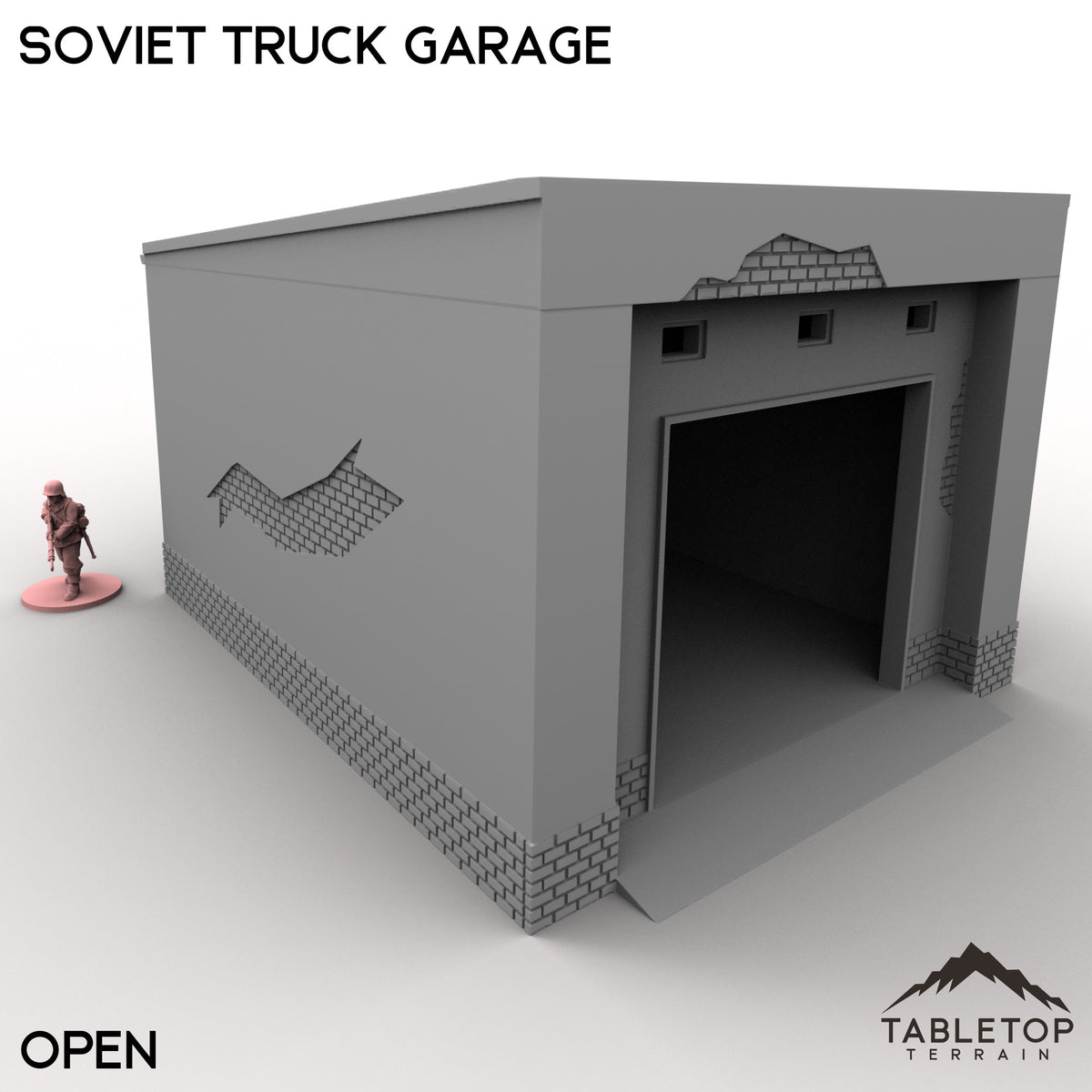 Soviet Truck Garage - Open