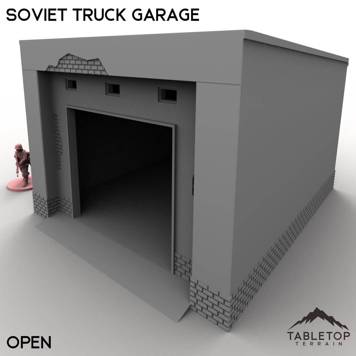 Soviet Truck Garage - Open