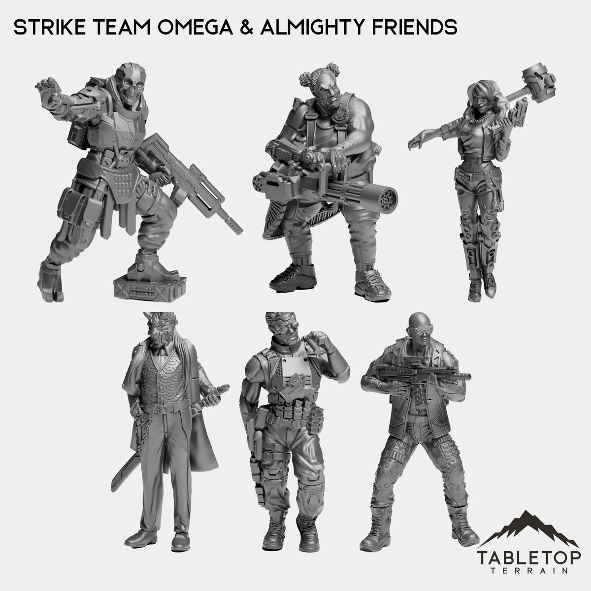 Strike Team Omega & Almighty Friends Full Gang Bundle 1