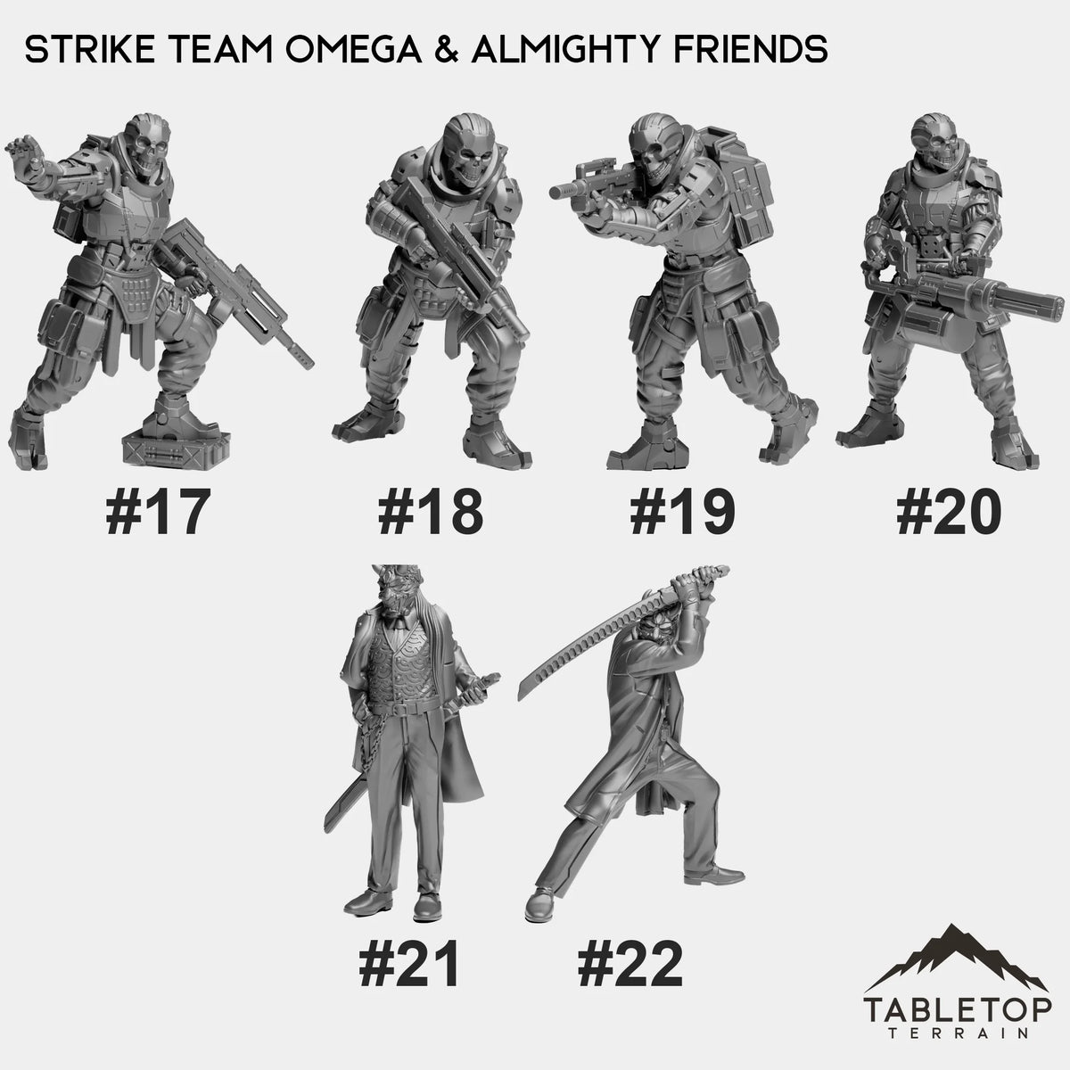 Strike Team Omega & Almighty Friends Full Gang Bundle 2