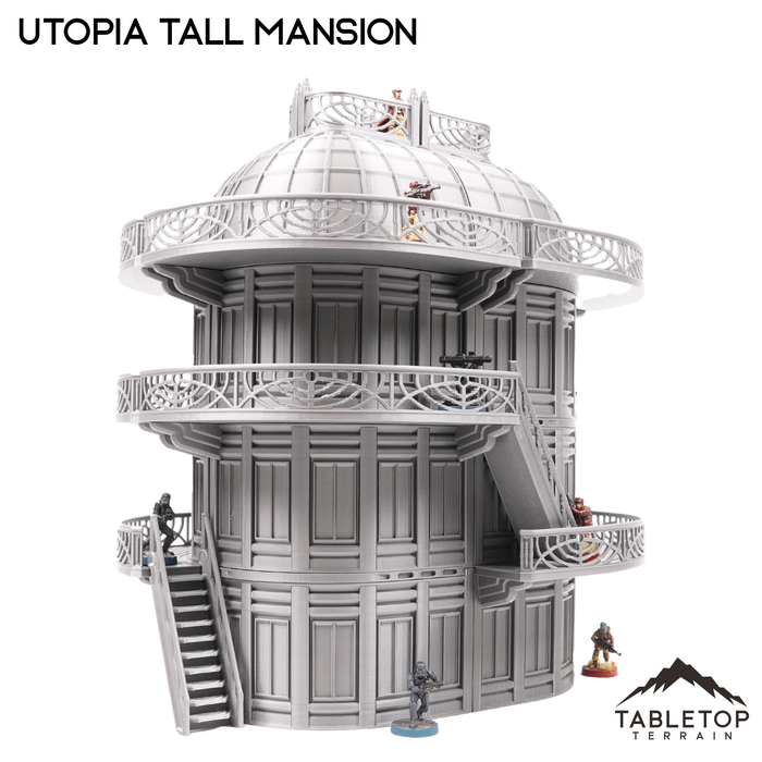 Utopia Tall Mansion Inspired by Theed