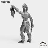 Tabletop Terrain Miniature Troll Tribe Berserker Warrior Female