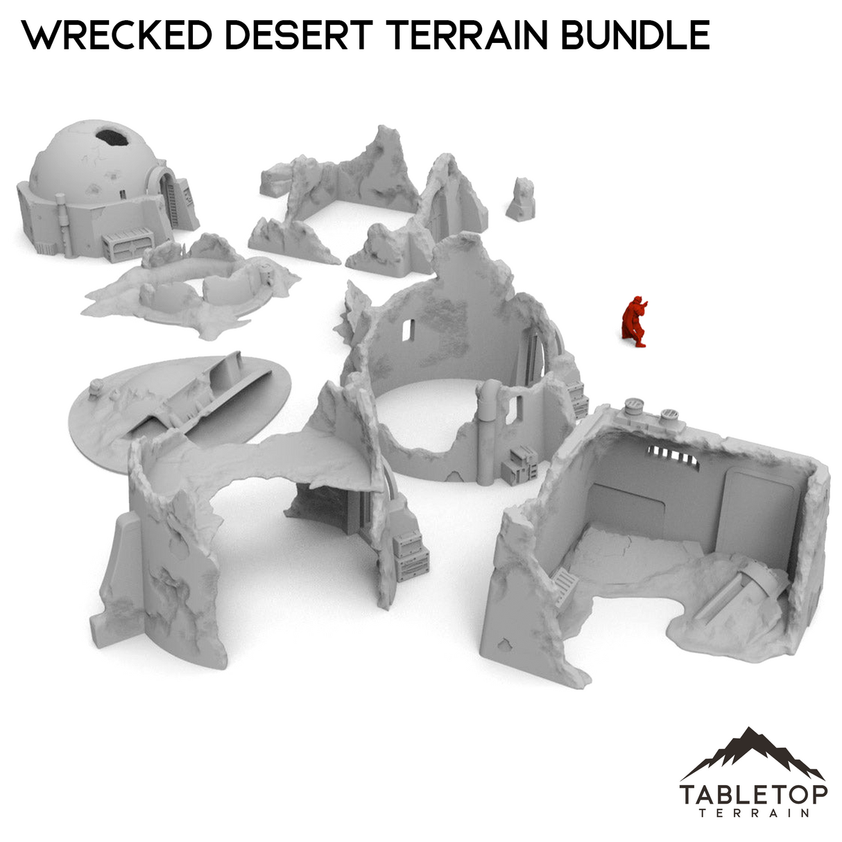 Wrecked Desert Terrain Bundle