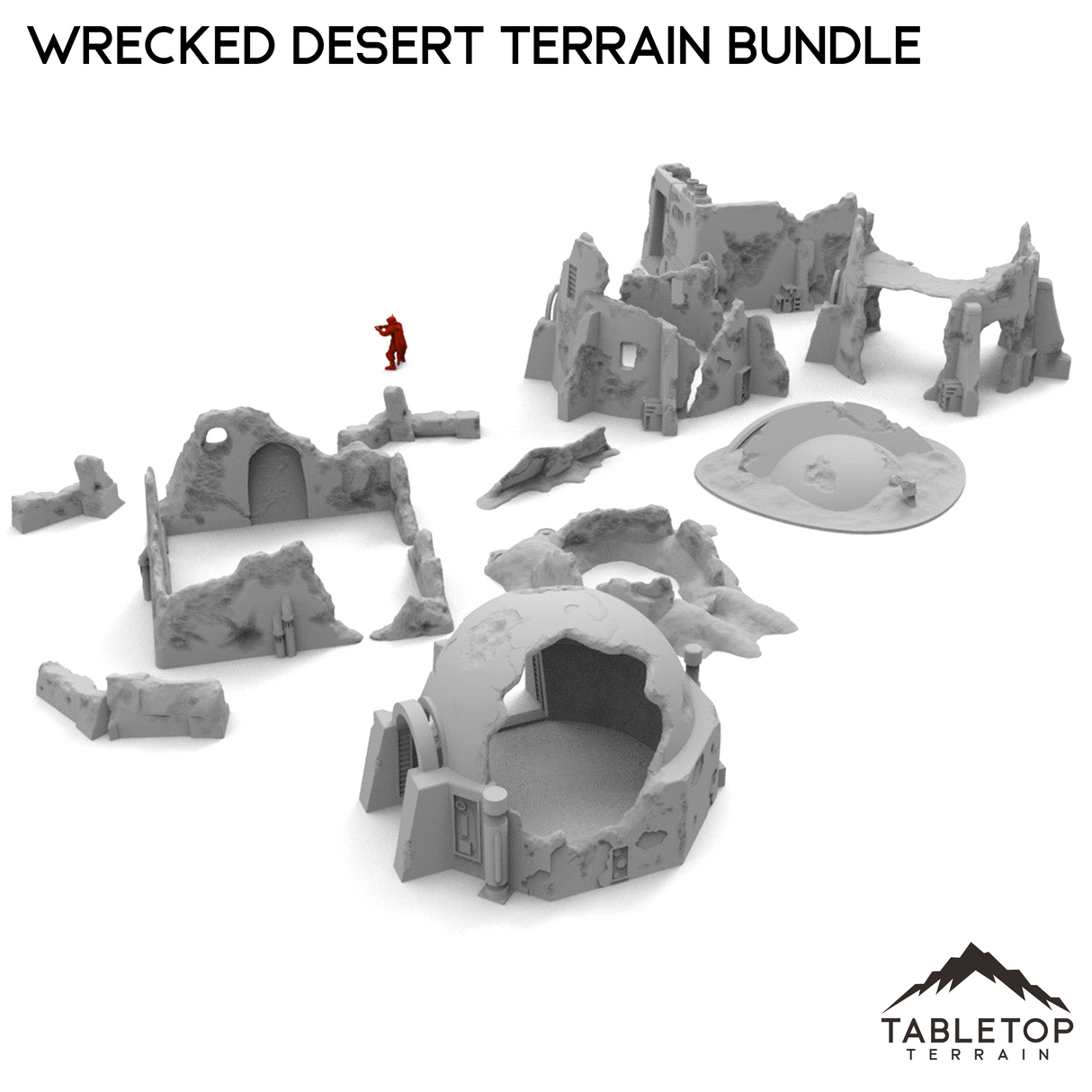 Wrecked Desert Terrain Bundle