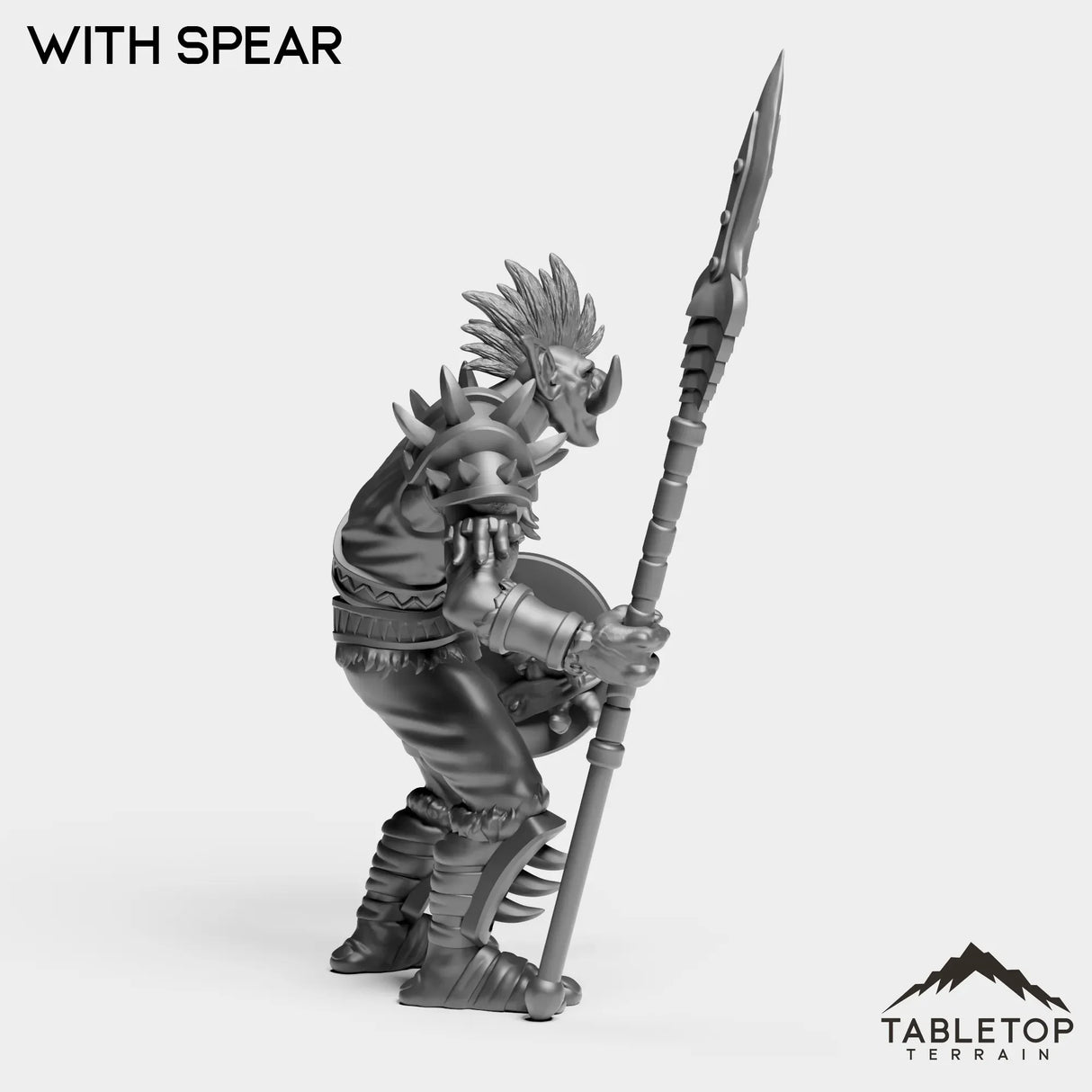 Tabletop Terrain Miniature Troll Warrior