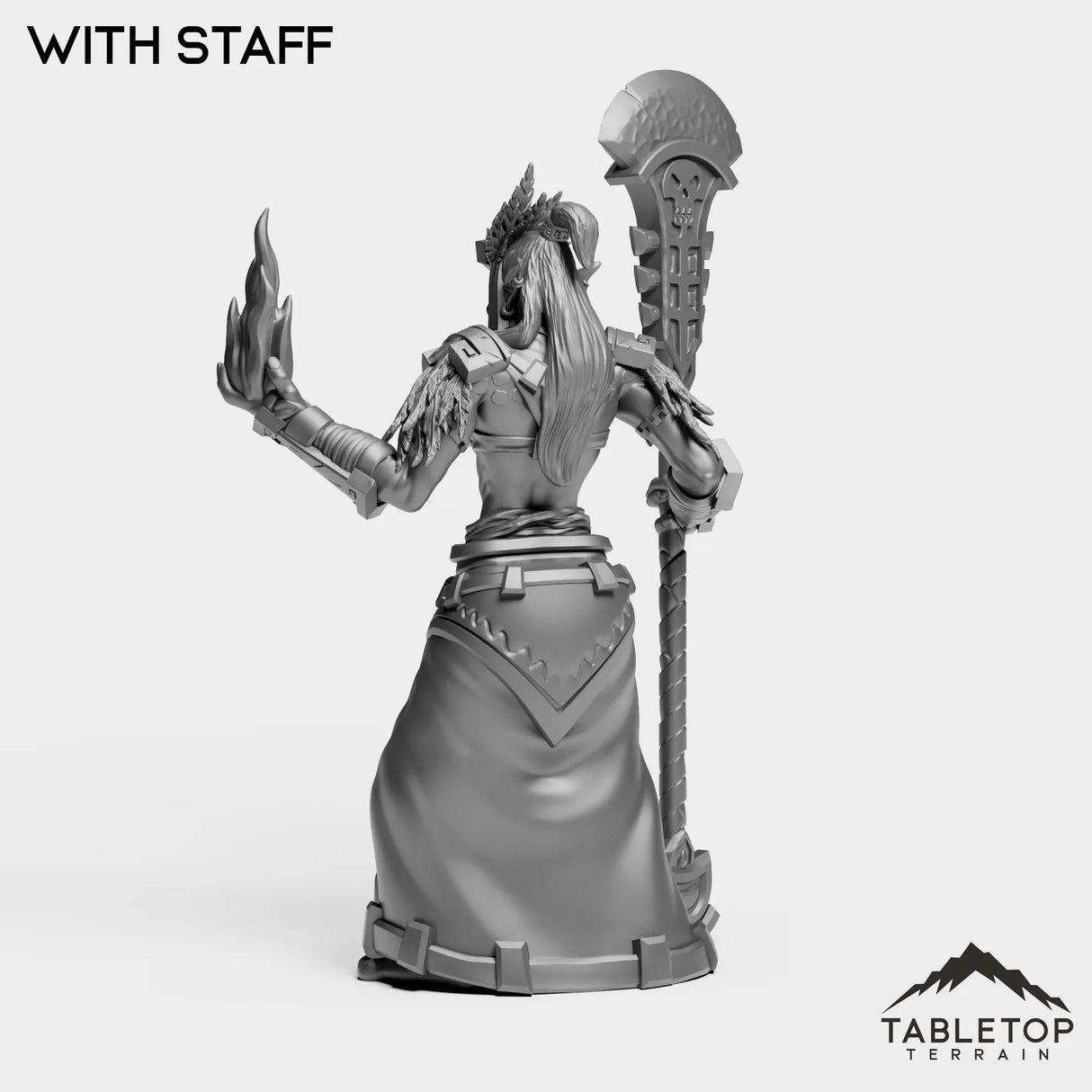 Tabletop Terrain Miniature Troll Tribe Priest Female