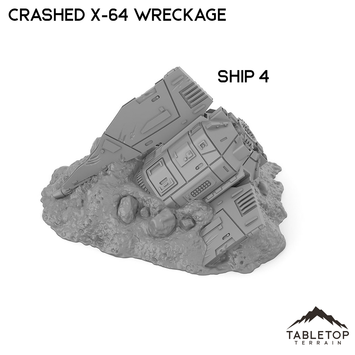 Crashed X-64 Tri-Wing Wreckage