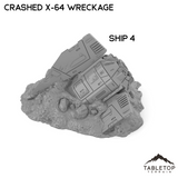 Crashed X-64 Tri-Wing Wreckage