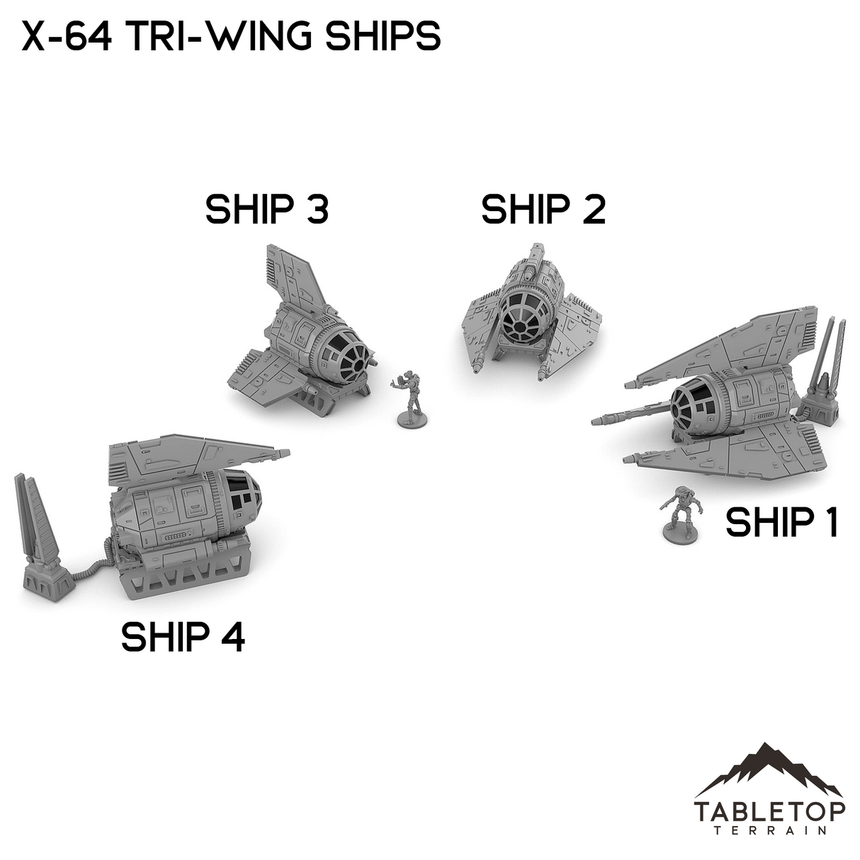 X-64 Tri-Wing Ships