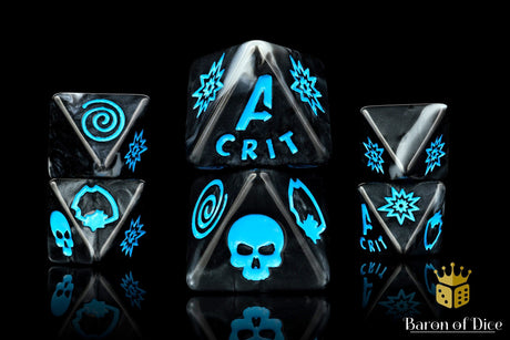 BaronOfDice 1 Set - x10 Count Lady Warriors D8 Dice Set