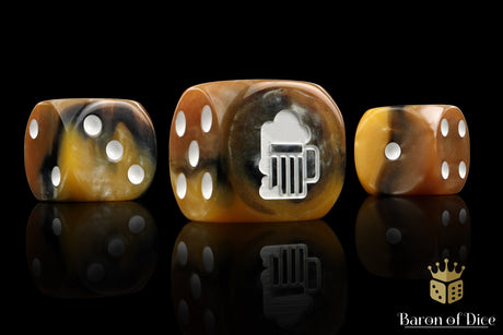 BaronOfDice Beer Mug 16mm Dice