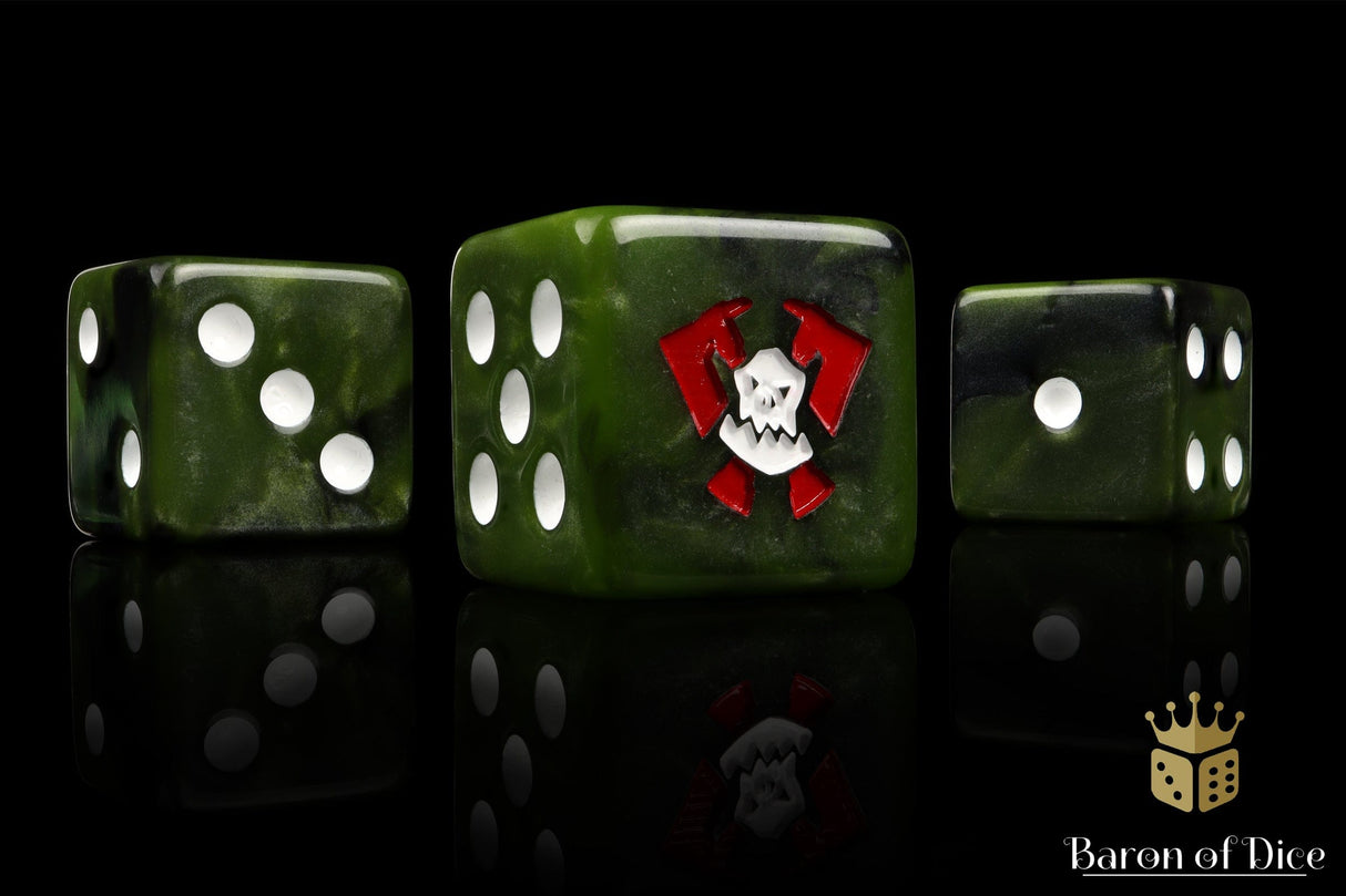 BaronOfDice Bloody Orcs 16mm Dice