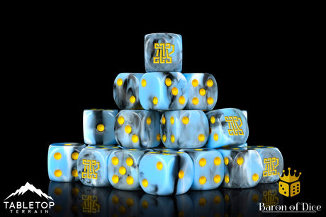 BaronOfDice Clan McFlaggon, Ice Blue, Dice