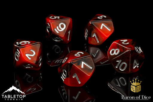BaronOfDice Counter - Red and Black D10