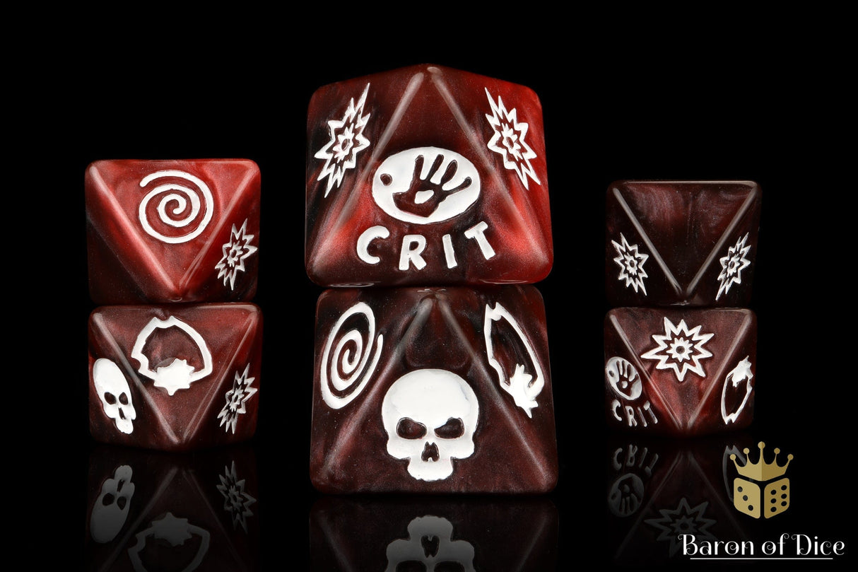 BaronOfDice Criminal D8 Dice Set