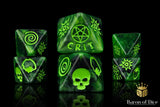 BaronOfDice Dark Illuminati, D8 Dice Set