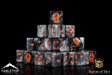 BaronOfDice Day of the Dead, Orange Coffin Dice