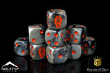 BaronOfDice Day of the Dead, Orange Coffin Dice