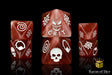 BaronOfDice Dice 1 Set - x10 Count Bloody Symbiote, Dark, D8 Dice Set