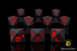 BaronOfDice Dice 2 Sets - x20 Count Hells Kitchen, D8 Dice Set