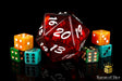 BaronOfDice Dice Big Ass, D20, Red Fire