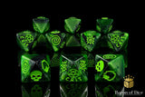 BaronOfDice Dice Dark Illuminati, D8 Dice Set