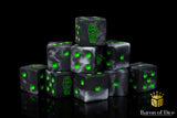 BaronOfDice Dice Day of The Dead, Green Coffin, Dice