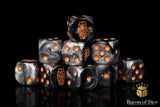 BaronOfDice Dice Day of the Dead, Orange Coffin Dice