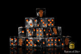 BaronOfDice Dice Day of the Dead, Orange Coffin Dice