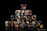 BaronOfDice Dice Day of the Dead, Orange Coffin Dice