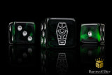 BaronOfDice Dice Day of the Dead, Silver Coffin, Dice