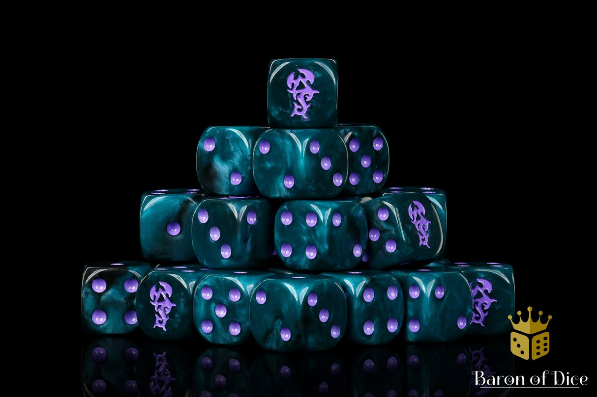 BaronOfDice Dice Dreaded Ones 16mm Dice