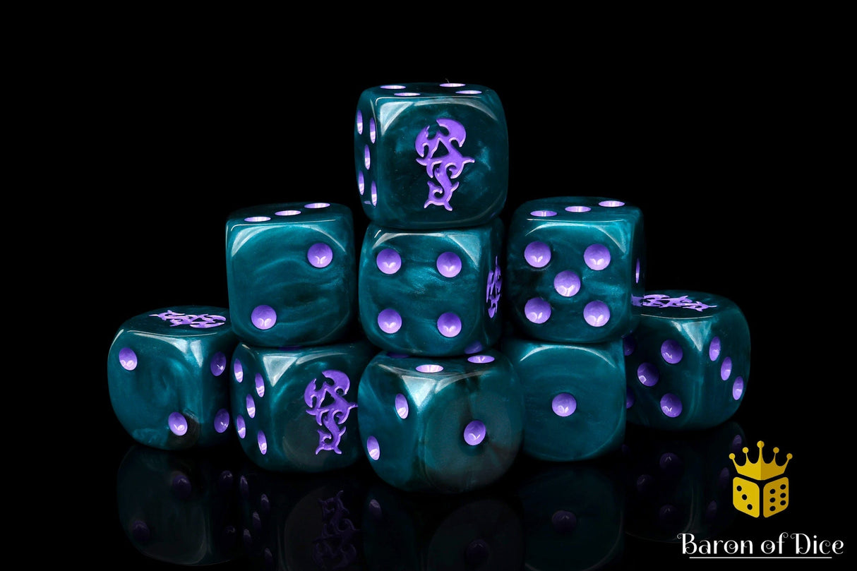 BaronOfDice Dice Dreaded Ones 16mm Dice