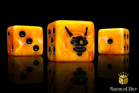 BaronOfDice Dice Drone, Ochre, 16mm Dice