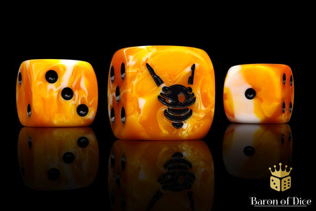 BaronOfDice Dice Drone, Ochre, 16mm Dice