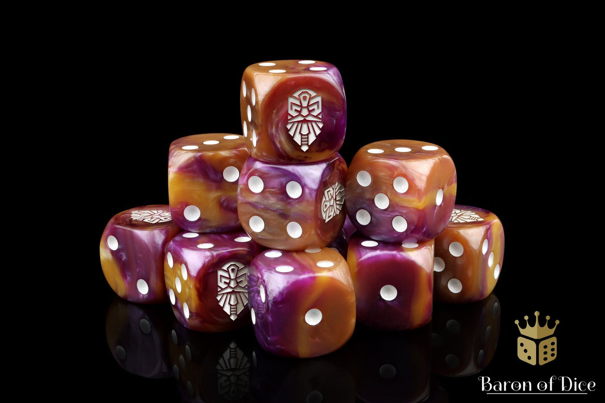 BaronOfDice Dice Dwarven Gold 16mm Dice