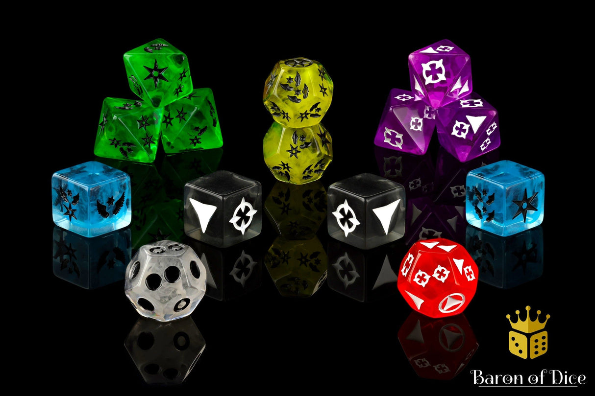 BaronOfDice Dice Galactic RPG, Dice Set