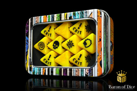 BaronOfDice Dice Generic Yellow D8 Dice Set