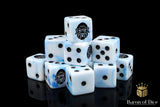 BaronOfDice Dice Giant, White Ice, Dice