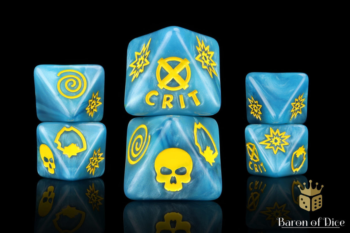 BaronOfDice Dice Heroic Mutants D8 Dice Set