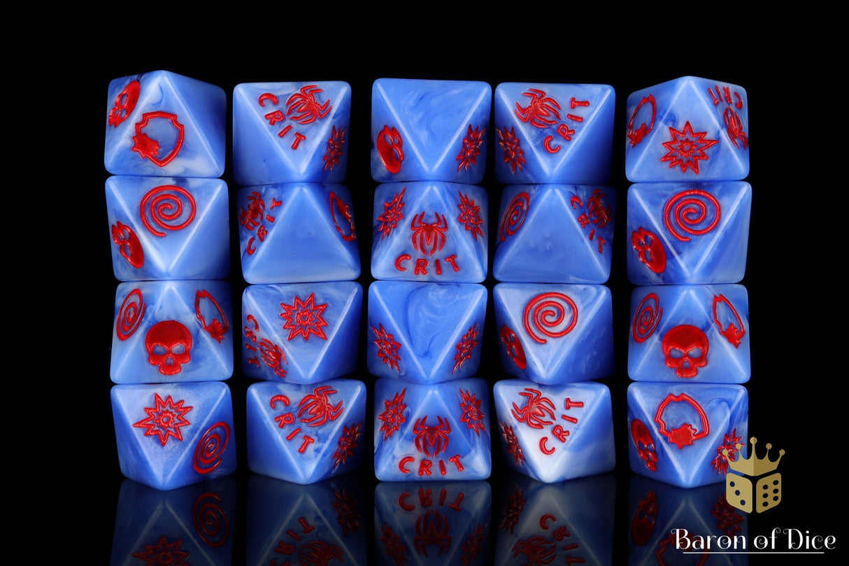 BaronOfDice Dice Heroic Spider D8 Dice Set