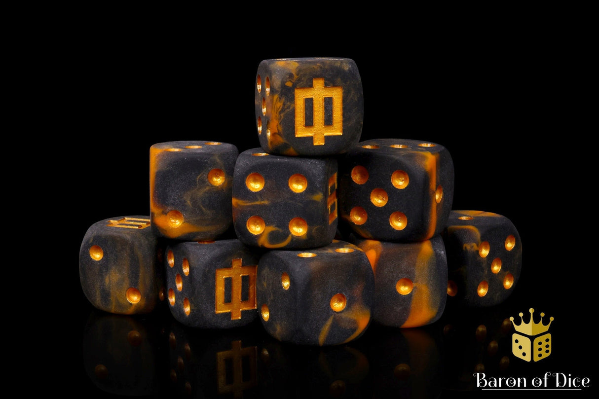 BaronOfDice Dice Lava Rune, 16mm Dice