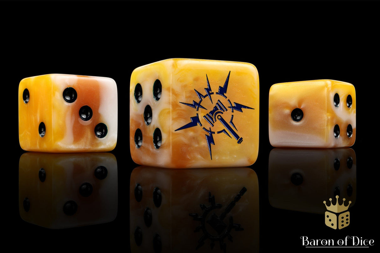 BaronOfDice Dice Lightning Hammer 16mm Dice