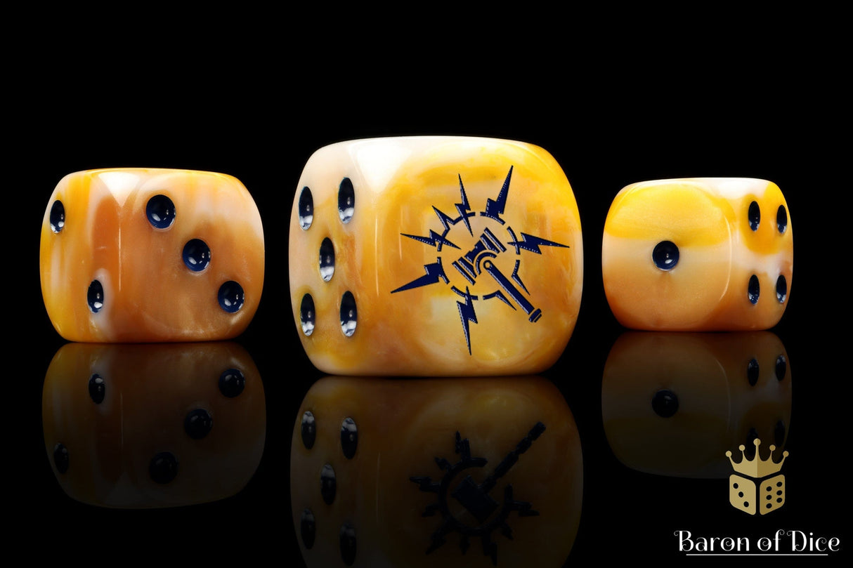 BaronOfDice Dice Lightning Hammer 16mm Dice