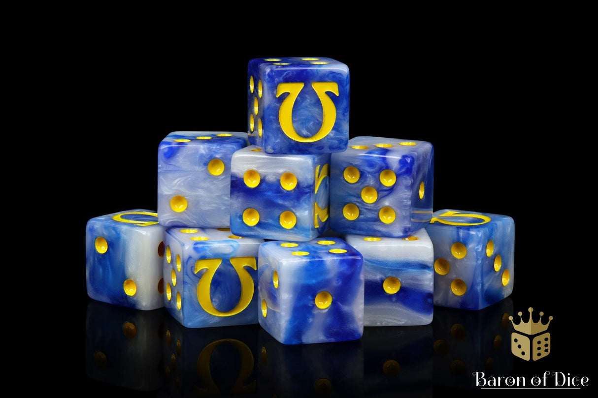 BaronOfDice Dice Omega, Yellow, Dice