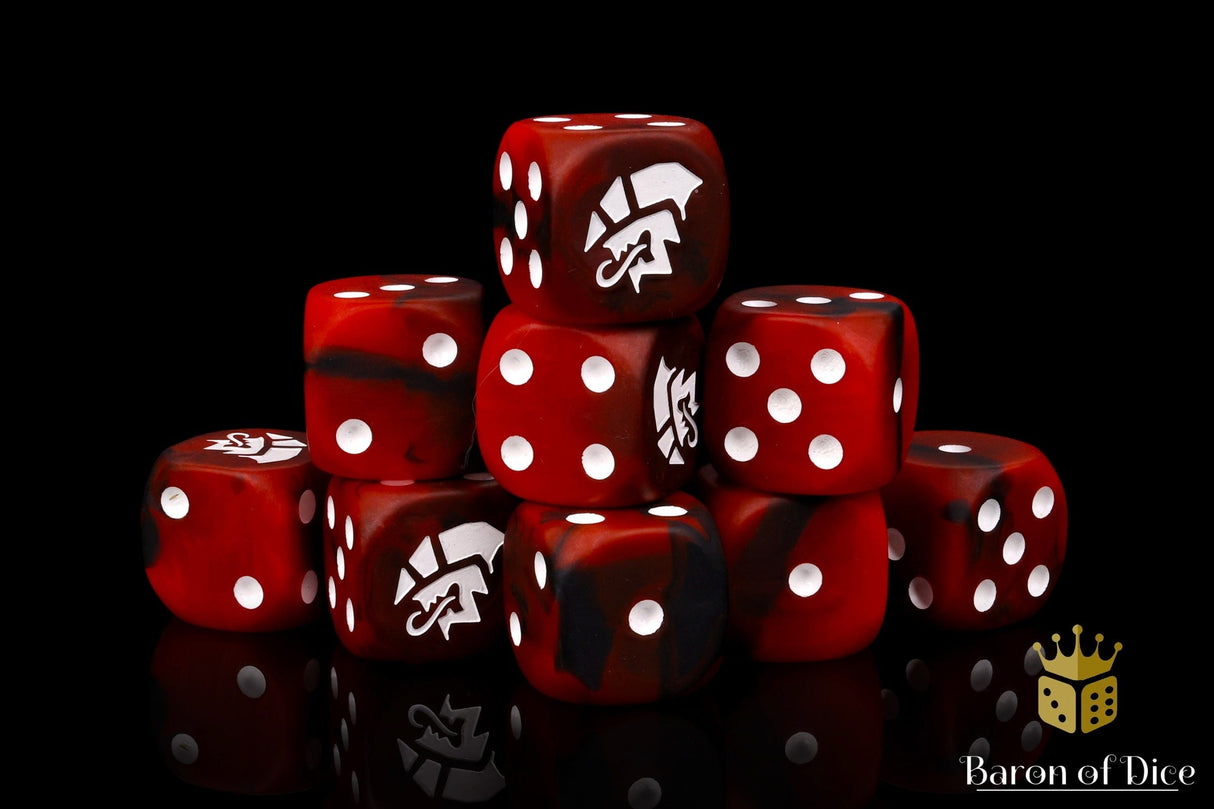 BaronOfDice Dice Savage Aliens, 16mm Dice