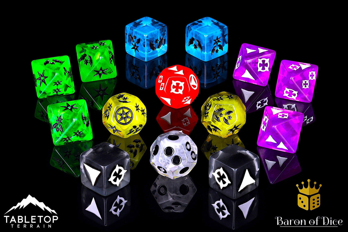 BaronOfDice Dice Sets & Games Galactic RPG, Dice Set